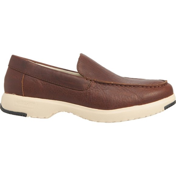 Baffin NIB Rust Leather Kauai Slip-On Loafers